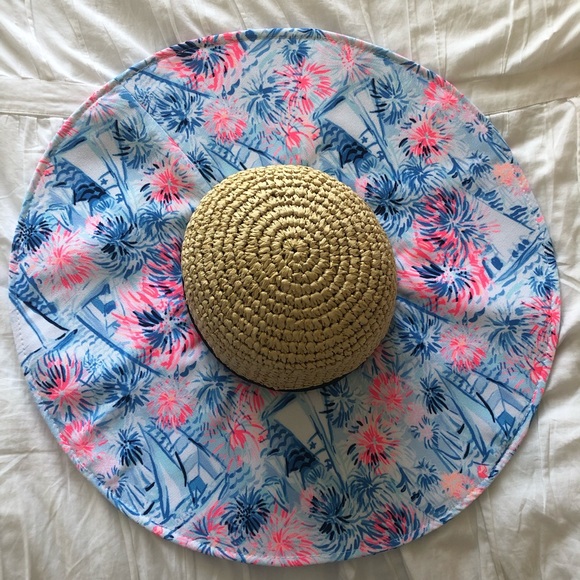 Lilly Pulitzer Accessories - NWT: Lilly Pulitzer Sea to Shining Sea Sunhat